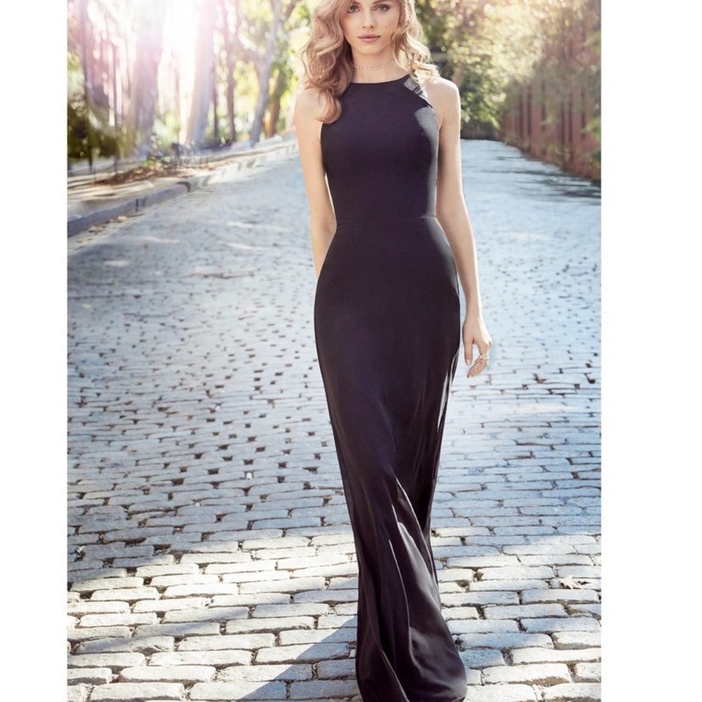 HAYLEY PAIGE Occasions Bridesmaid Formal Dress in Purple 5714 Size 4